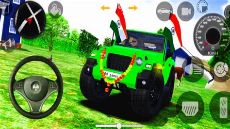 Dollar Song Modified Mahindra Green Thar Indian Cars Simulator 3D