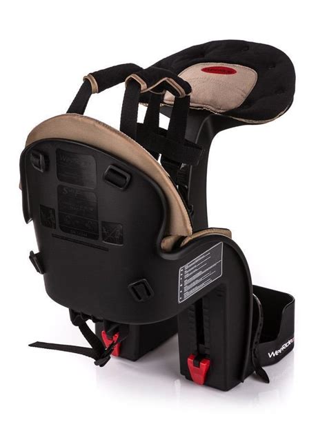 WeeRide Safe Front Deluxe Baby Bike Seat - Black / Beige - Bicycle Accessories Foteliki - sporti ...