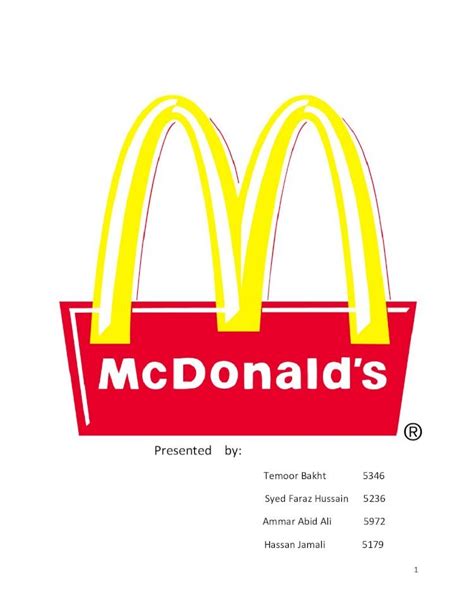 PDF Mcdonalds Final Supply Chain DOKUMEN TIPS