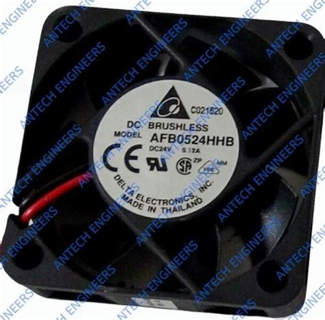 1 92 W Black AFB0524HHB Delta Cooling Fan Size 50 X 50 X 15 Mm 24 V