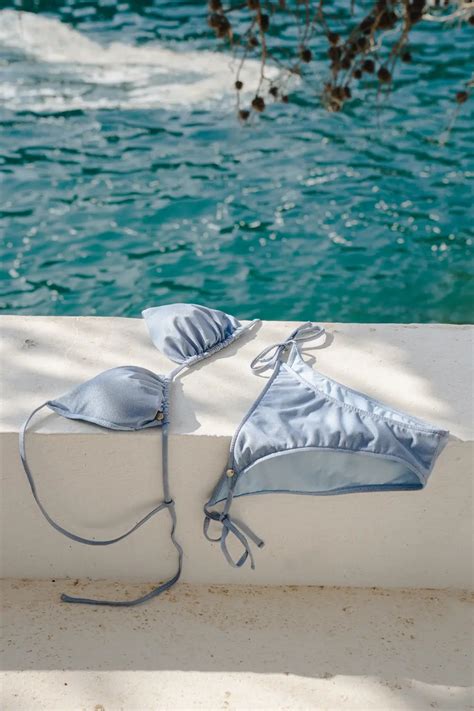 Top Bikini Lurex Blue Riviera Lux EseOese
