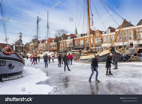 Dokkum Netherlands February 14 2021 People Stock Photo 2237763443 ...