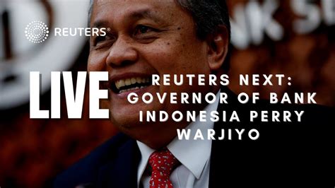 Live Interview With Perry Warjiyo Governor Of Bank Indonesia At The