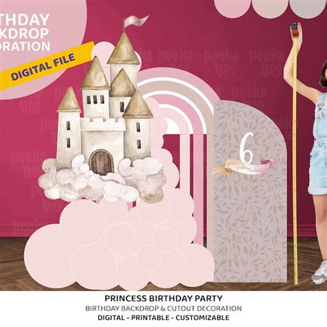 Princess Cutout Castle Etsy