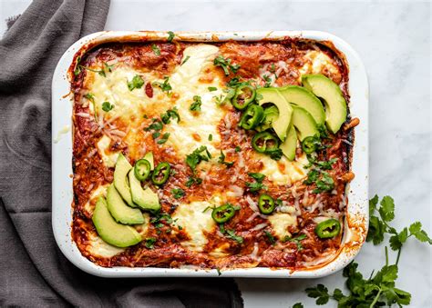 Vegetarian Enchilada Casserole The Last Food Blog