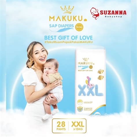 jual makuku sap diapers pro care pants xxl  popok anak shopee