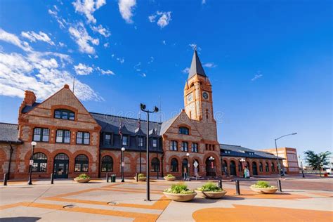 Sunny View of the Cheyenne Depot Museum Editorial Photo - Image of ...