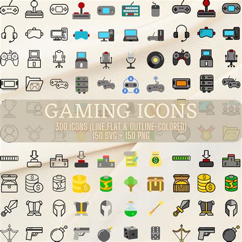 game icons pack   gaming icons bundle icon set game icon pack