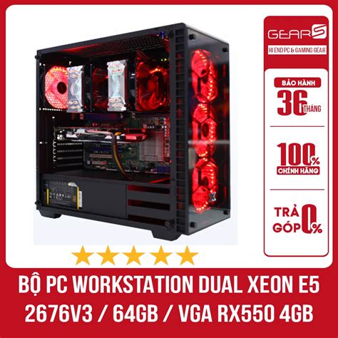 B Pc Workstation Dual Xeon E V Gb Vga Rx Gb Ddr Mixasale