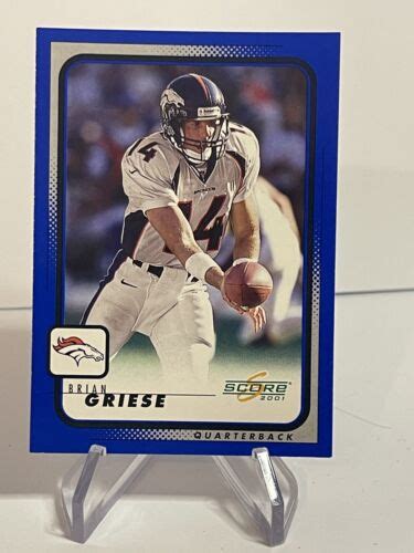 Score Score Brian Griese Denver Broncos Ebay