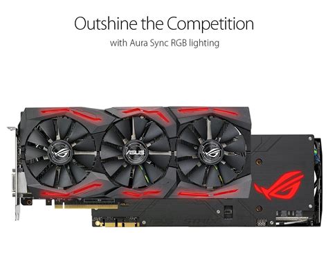 ASUS ROG STRIX GEFORCE GTX 1080 TI 11GB VR Ready 5K HD Gaming Graphics ...