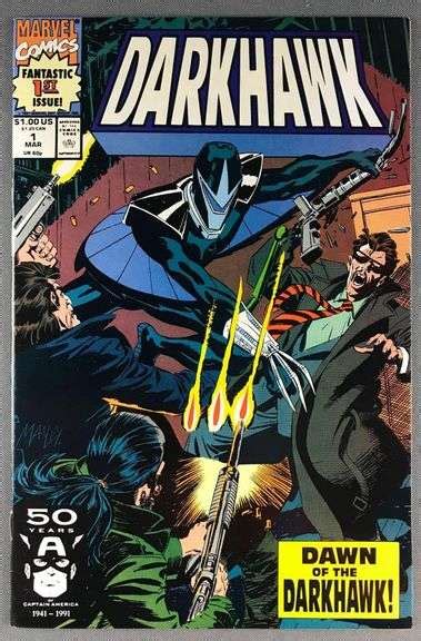 Marvel Comics Darkhawk No. 1 comic book - Matthew Bullock Auctioneers