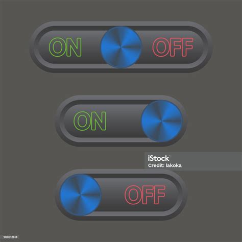 圖示設置打開和關閉切換開關按鈕向量插圖向量圖形及更多互聯網圖片 互聯網 位置描述 圖示 Istock