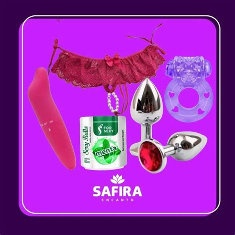 Kit Vibrador Feminino Calcinha Tailandesa Plug Anal Anel Peniano