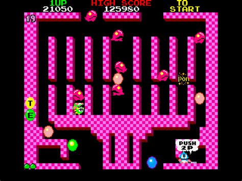 Screenshot Of Bubble Bobble Fm Towns 1986 Mobygames