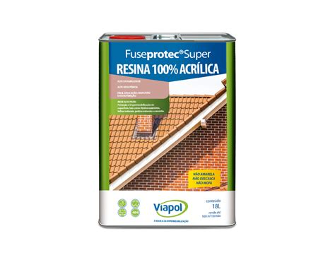 Resina Acrlica Fuseprotec Brilhante L Viapol Impermix Materiais