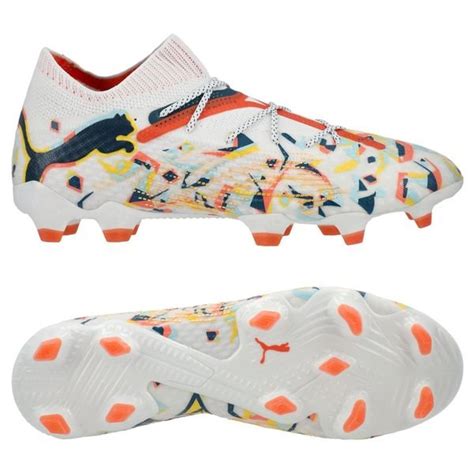 PUMA Future 7 Ultimate FG AG NJR Creativity Hvid Blå Turkis Orange