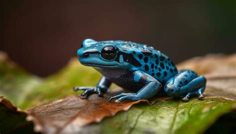 Blue Poison Dart Frog Wallpaper