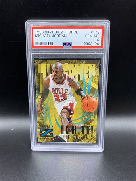 1996 SKYBOX Z FORCE Zforce Z Force MICHAEL JORDAN Values MAVIN