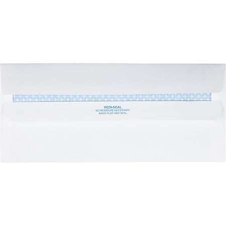 Quality Park Redi Seal Security Window Envelopes Bottom Left Window