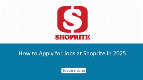 How To Apply For Jobs At Shoprite In Jobcare