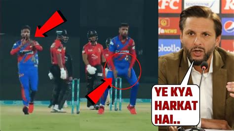 Watch Mohammad Amir Criticized For Obscene Gesture In Psl Match Youtube