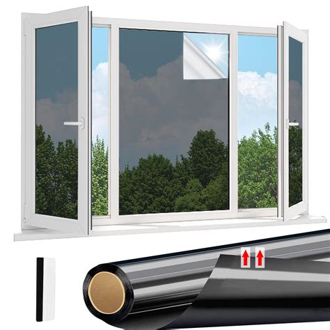 Linarun One Way Window Film Privacy Anti Glare Window Film Privacy Film