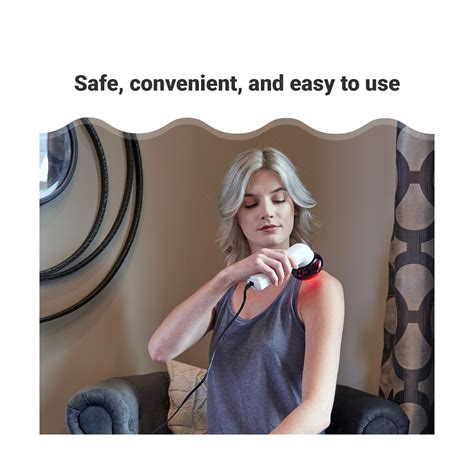 Red Light Therapy Infrared Heating Wand by Theralamp – Handheld Heat