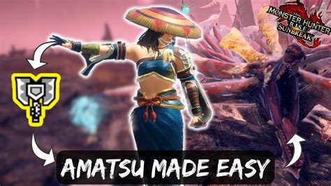 Amatsu Easy Farming With Melee Weapon Monster Hunter Rise Sunbreak