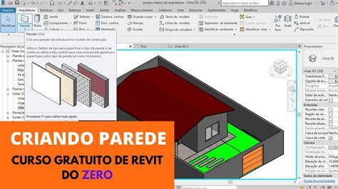 Curso De Revit Do Zero Aula Configurando Parede Youtube