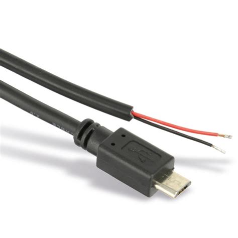 Кабел захранващ с micro USB конектор, 0,5м - Erelement