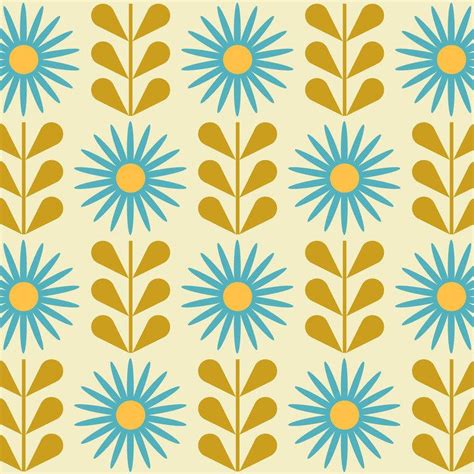 Scandi Florals Vintage Stem Sfvint07 Wallpaper By Scotart