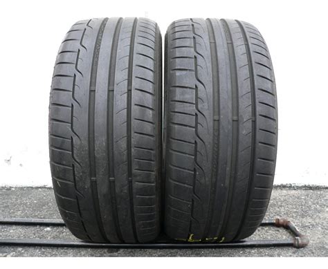2 used tires 225 45 19 Dunlop Sport Maxx RT2 Run Flat 92W 80% life