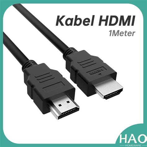 Jual Kabel HDMI 1 Meter Full HD 1080P HDMI To HDMI Male To Male