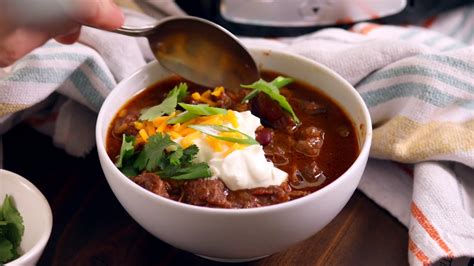 Slow Cooker Chili Con Carne Recipe - Chili Chili