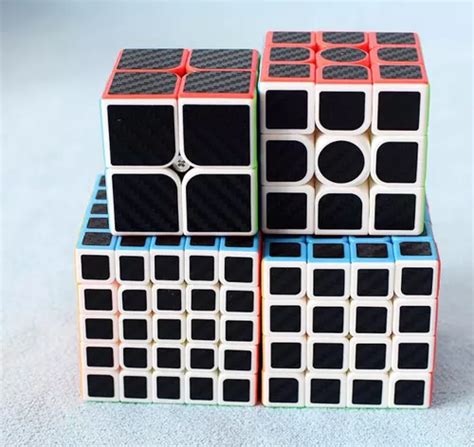 Cubo Mágico Box Moyu 2x2 3x3 4x4 5x5 Carbono MercadoLibre