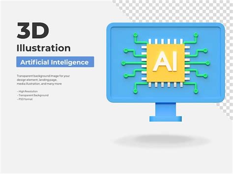 Ai Computadora Inteligencia Artificial Icono D Ilustraci N Archivo