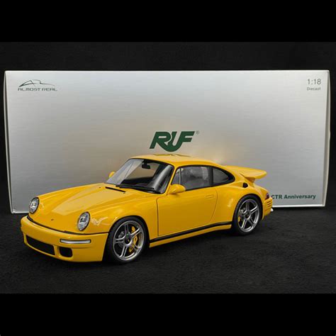 Porsche 911 Ruf CTR Anniversary 2017 Blossom Yellow 1 18 Almost Real