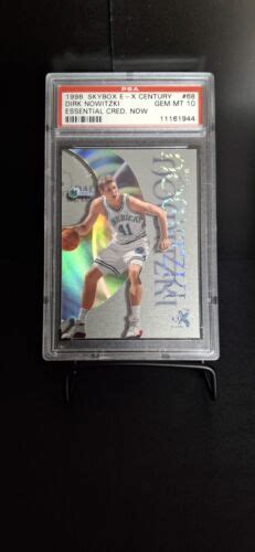 Skybox E X Century Essential Credentials Now Dirk Nowitzki