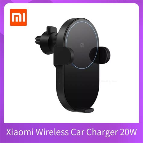 Original Xiaomi Mijia Wireless Car Charger 20W Max Electric Auto Pinch ...