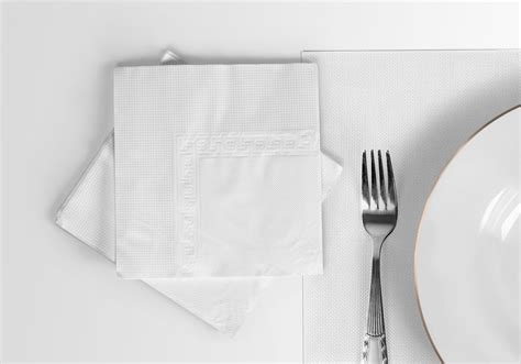 Napkin Free Mockup — Free Mockup World