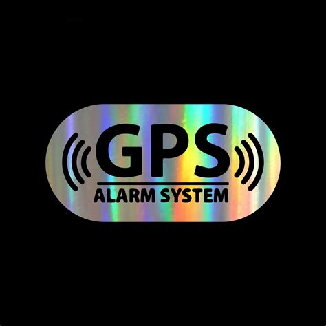 For Car Stickers And Decals Gps Alarm Stickers Car Bumper In Car