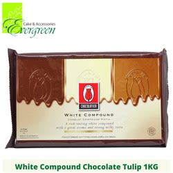 Jual White Chocolate Compound 1kg SCHOKO Cokelat Putih Chocolate