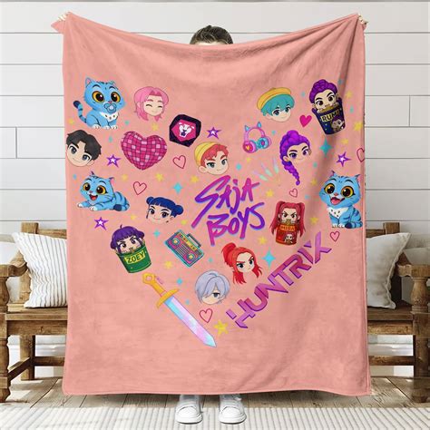 Demon Pop Blanket Game Roblox Throw Blankets Super Soft Lightweight Bed
