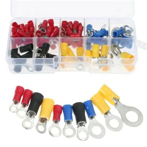 Toolstar Terminal Kit Berbagai Cincin Insulasi Kabel Crimping Kawat