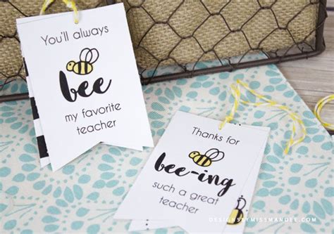 Teacher Appreciation Gift Tags Designs By Miss Mandee Teacher