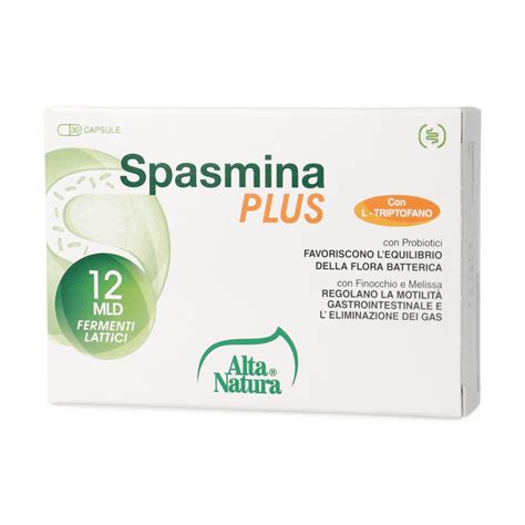 Spasmina Plus Integratore Fermenti Lattici Opercoli Top Farmacia