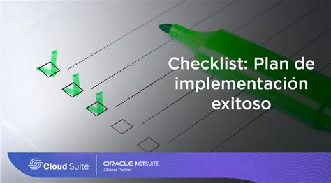 Checklist Plan De Implementación Exitoso Cloudsuite Blog