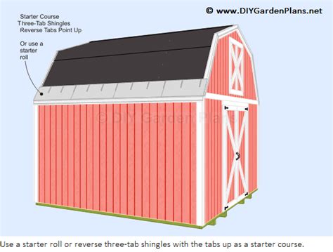 How To Install The Gambrel Shed Roof Shingles