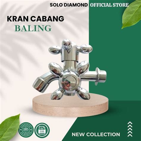 Keran Cabang Stainless Kran Cabang Engkol Shower Kamar Mandi